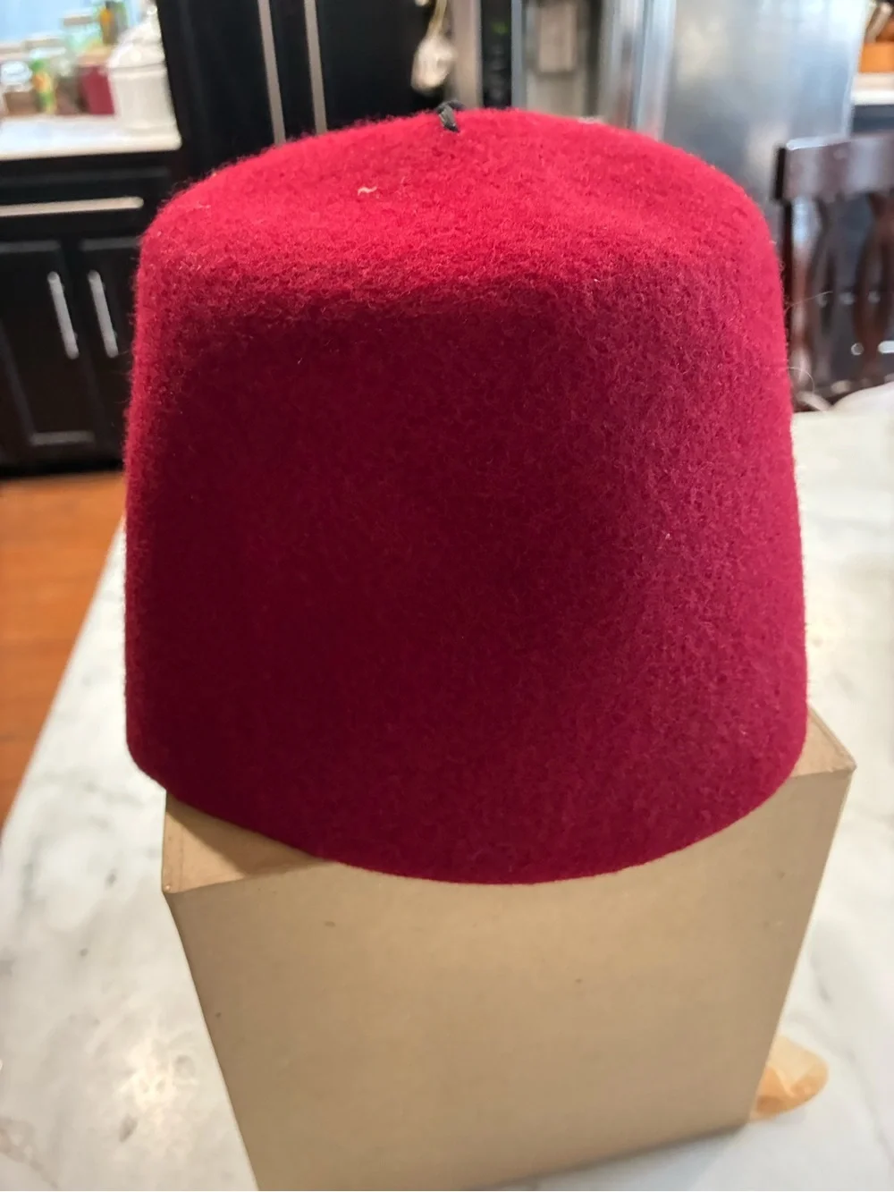 Vintage Souvenir  Felt Hat Cap w/ Tassle Fez